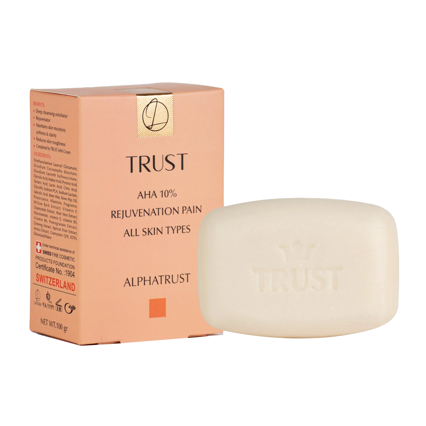 پن لایهبردار آلفاتراست حاوی 10% AHA