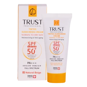 کرم ضد آفتاب رنگی و ضد پیری بژ طبیعی (پوست خشک تا نرمال)