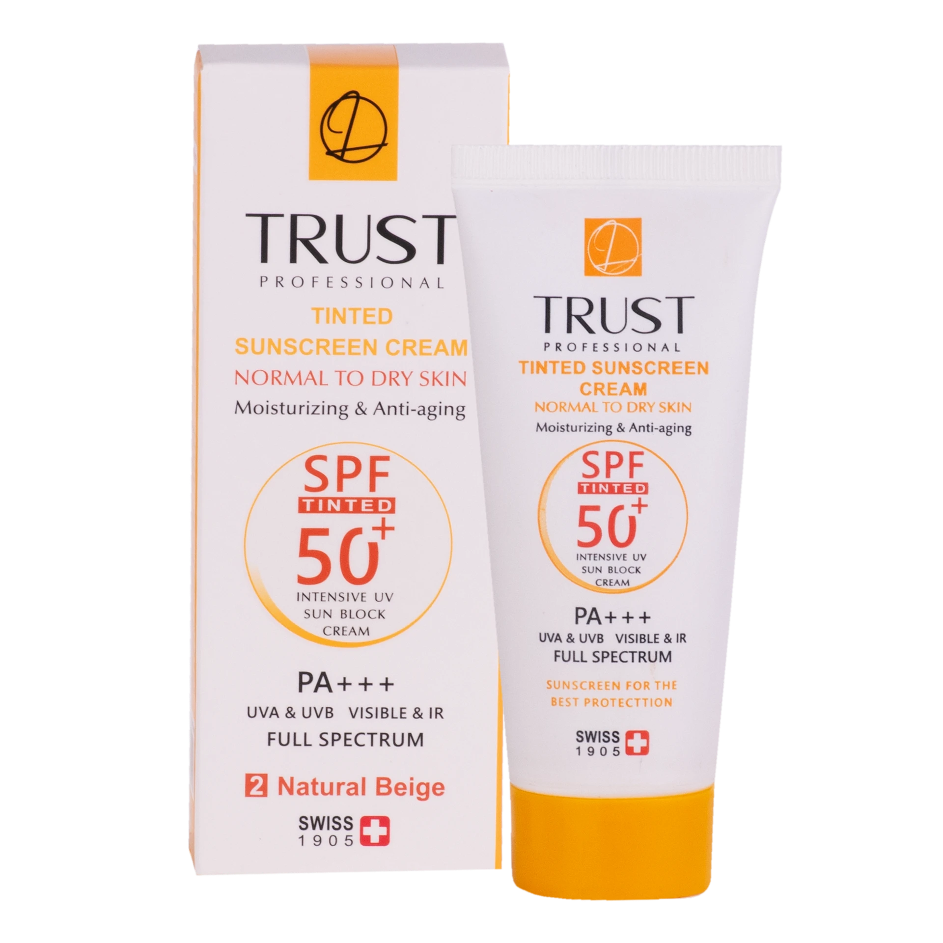 کرم ضد آفتاب رنگی و ضد پیری بژ طبیعی (پوست خشک تا نرمال)