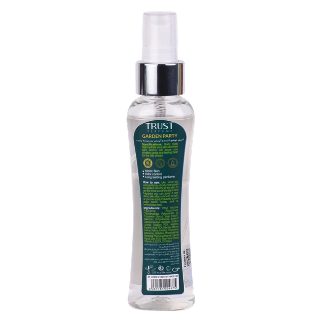 بادی میست مردانه تراست مدل Garden Party با حجم 100 میل