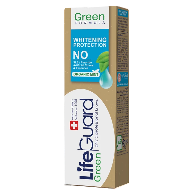 خمیر دندان سفیدکننده گرین برند لایف گارد با حجم 100 گرم - Image 3